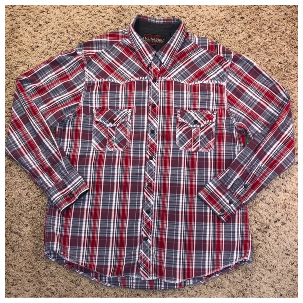 Rock & Roll Cowboy Button Down